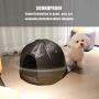 Cirschee Dog Bed House Baseball Cap Pet Bed Cat Bed Pet Cushion Cave Anti-Slip Foldable Waterproof Removable Suitable for Small and Medium Pets Mattress