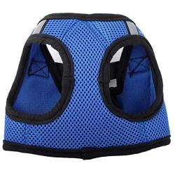 The Worthy Dog Step-in Sidekick Harness with Padded Mesh Velcro Adjustable, Outdoor, Easy Walk Vest Fits Small, Medium and Large Dogs-Royal Blue