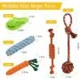 Giom 17 Pcs Dog Toys for Small Medium Large Dog, Tough Dog Rope Rubber Toys for Boredom, Interactive Puppy Chew Teething Toy Bulk Pet Cleaning Set Pack Giom 17 Pcs Dog Toys for Small Medium Large Dog, Tough Dog Rope Rubber Toys for Boredom, Interactive Puppy Chew Teething Toy Bulk Pet Cleaning Set Pack