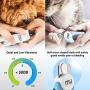MIU COLOR Dog Nail Clippers Grinder Set, 2-Speed Rechargeable Pet Nail Trimmer Kit with LED Light, Painless Paws Grooming for Large Medium Small Dogs Cats Pets