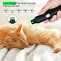 OLIGEI Electric Pet Nail Grinder, Low Noise Dog Nail Grinder Pet Nail Trimmer USB Rechargeable Cordless Painless Paws Grooming & Smoothing for Small Medium Large Dogs & Cats Animals Nail Clippers