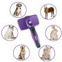 AOU Pet Brush Dog Brushes Cat Pet Supplies Self Cleaning Slicker Brush for Shedding&Grooming Tools Comb Reduces Long and Loose Undercoat,Mats&Tangled Hair