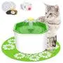 Cat Water Fountain, VITCOCO 54oz/1.6L Automatic Pet Fountain Dog Water Dispenser with LED Design, with 2 Carbon Filters, 1 Mat, 1 Cleaning Brushes, 2 Cat Toys Water Fountain for Cats Dogs Pets Cat Water Fountain, VITCOCO 54oz/1.6L Automatic Pet Fountain Dog Water Dispenser with LED Design, with 2 Carbon Filters, 1 Mat, 1 Cleaning Brushes, 2 Cat Toys Water Fountain for Cats Dogs Pets