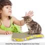 SunGrow Scratcher Toy for Cats Meow Scratch Board with a Curved Wave Design - Satisfy Your kittys Natural Scratching Instinct - Save Your Furniture - Made of Environmental Friendly Material