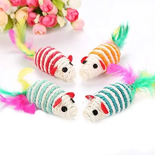 Sisal cat Toy Ball Toy Mouse cat Toys pet Supplies