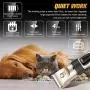 [2020 Upgrade] Dog Grooming Clippers, Professional 5-in-1Rechargeable Dog Hair Clippers Kit with Low Noise, Superior Painless Pet Hair Grooming/Trimming/Shaving, Perfect for Small Medium Dogs & Cat