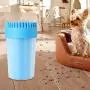 Emoly Portable Dog Paw Cleaner Upgrade Dog Cleaning Brush Paw Cleaner for Small/Medium Dogs (New, Red)