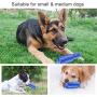 Dog Toothbrush Chew Toys Durable Dog Dental Squeak Rubber Teeth Cleaning Chewing Toy Brush Sticks Bones for Medium Small Dogs Pets (15 lbs-50 lbs)