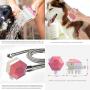 YAOMAISI 3 in 1dog Bath Brush,pet Grooming Massage Shower Head Sprayer,Shampoo Shower Gel Dispenser,Suitable for use in bathrooms and Outdoor Gardens,Dog cat Massage and Grooming