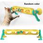 Grehod Cat Toy Cat Tunnel Turntable Toy, 360° Turntable Toy, Pet Comb Hair Massage Brush, Bell Suction Cup Toy, Roller Ball Toy, Pet Puzzle Turntable Toy