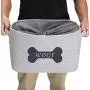 Morezi Cotton Rope Dog Toy Box Puppy Toy Basket Bin with Drawstring Closure - Perfect for Organizing Dog Toys, Blankets, Leashes, Towel, Coats, Diaper, Pet Pee Mat