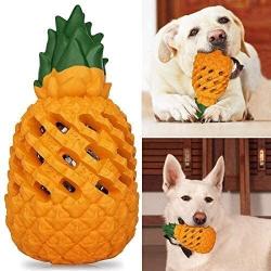 Okls Increase Friendship Pineapple Shaped Food Grade Non-Toxic Pet Dog Teeth Cleaning Molar Chewing Toy Super Durable Clever
