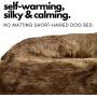 Millie Mats Pet Bed Plush Faux Fur Bed for Small & Medium Size Dog, Puppy or Cat. Use as Crate Bed. Washable Removable Cover for Easy Clean. Soft, Warm & Luxurious for stretchers & Belly Loungers.