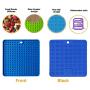 Tylu 2 Pack Pad for Dog Lick Licking Mat for Pets Fun Alternative to Slow Feeder Dog Bowls Calming Mat for Anxiety Relief Pet Lick Mat Slow Feeder Dog Licking Mat for Reducing Boredom Anxiety Relief