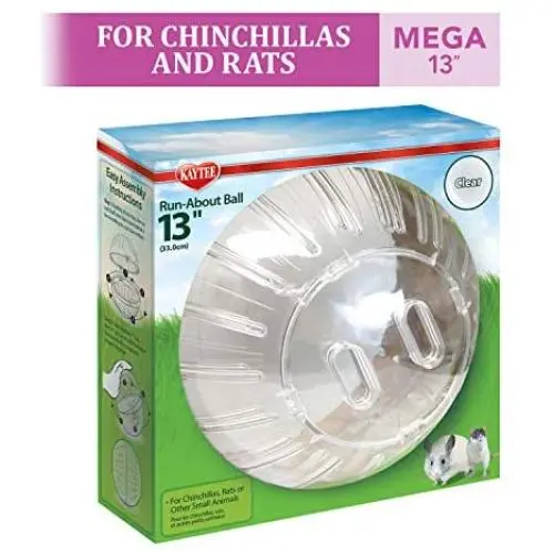 Kaytee Run-About Ball Mega Clear 13 Inches Kaytee Run-About Ball Mega Clear 13 Inches
