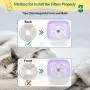 F FURNIMAT 8PC-5inch Replacement Filters for Cat Water Fountain, Carbon Filters for Automatic Flower Water Dispenser-Pack of 8