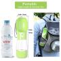 Yiflin Dog Water Bottle for Walking, Dog Travel Water Bottle, Portable Pet Water Bottle for Dogs, Portable Dog Bowl Water Bottle, Travel Dog Water Dispenser, Lightweight & Convenient and BPA Free