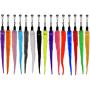Yamaho Cat Worm Toys, (15 Packs) Interactive Cat Wand Replacement, Cat Wand Refill Attachments for Indoor Cats