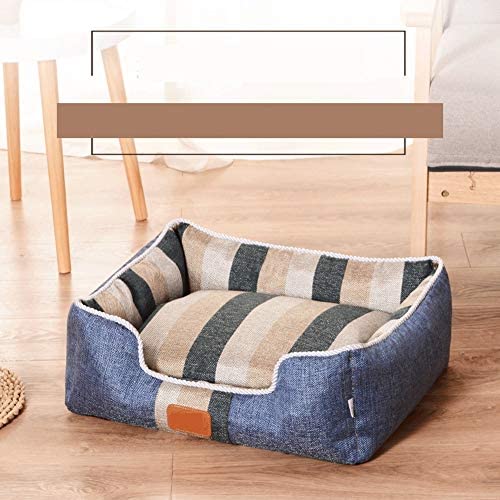 QTT Pet beds Medium Dog Bed Luxury Easy to Clean Square Pillow/nest pet Bed with Removable Cover TTaN27