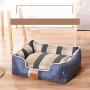 QTT Pet beds Medium Dog Bed Luxury Easy to Clean Square Pillow/nest pet Bed with Removable Cover TTaN27
