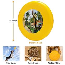 Pet Frisbee Flying Disc Dog Toy - Multifunction 5th Avenue Naples Florida Christine Hopkins