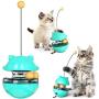 Cat Treat Dispenser Ball Toys, Interactive Treat-Dispensing Ball for Indoor Cats & Dogs, Tumbler Shaped Pet Slowfeeder, IQ Stimulation Puzzle Feeder Toy Easy to Clean