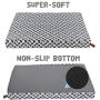 Tempcore Large Dog Bed (M/L/XL) for Small, Medium, Large Dogs Up to 50/80/110lbs -Waterproof Dog Bed with Removable Washable Cover - Orthopedic Egg Crate Foam Water Resistant Pet Mat