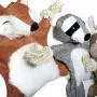 Gentric CinderMao Bite Resistant Rope Dog Toy with Squeaker and Crinkle Paper Body Gentric CinderMao Bite Resistant Rope Dog Toy with Squeaker and Crinkle Paper Body