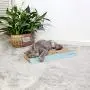 AMZNOVA Cat Scratcher Cardboard Scratching Pads Scratch Lounge Sofa Bed, Baby Blue AMZNOVA Cat Scratcher Cardboard Scratching Pads Scratch Lounge Sofa Bed, Baby Blue