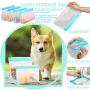 Collapsible Dog Bowl, 2 Pack Foldable Silicone Bowl with Transparent Lid & Reusable Storage Bags Dog Food Container & Dog Poop Bag with Dispenser, Portable Travel Set
