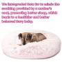 Friends Forever Donut Cat Bed, Faux Fur Dog Beds for Medium Small Dogs - Self Warming Indoor Round Pillow Cuddle Friends Forever Donut Cat Bed, Faux Fur Dog Beds for Medium Small Dogs - Self Warming Indoor Round Pillow Cuddle