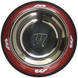 Pet Goods NCAA Wisconsin Badgers Stainless Steel Bowl