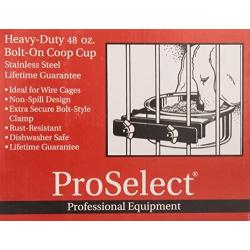 Pro Select Stainless Steel Coop Cups — Versatile Coop Cups for Pet and Animal Cages