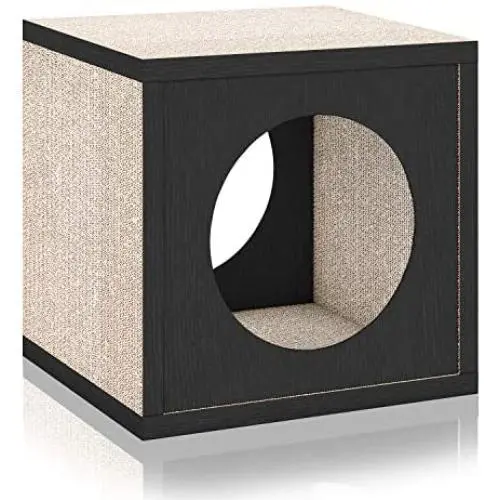 Way Basics Cat Scratcher Cube Scratching Post (Tool-Free Assembly and Uniquely Crafted from Sustainable Non Toxic zBoard Paperboard) Way Basics Cat Scratcher Cube Scratching Post (Tool-Free Assembly and Uniquely Crafted from Sustainable Non Toxic zBoard Paperboard)
