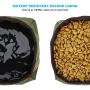 Awakelion Collapsible Dog Bowl, Portable Travel Dog Bowl Kit for Food and Water -Perfect for Medium & Large Dog