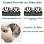 Takezuaa Elevated Cat Bowls, 15° Tilted Raised Cat Food and Water Bowls for Small Size Dog, Food Grade Stainless Steel Nonslip Pet Feeder Bowl
