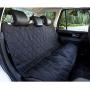 BarksBar Pet Car Seat Cover with Seat Anchors for Cars, Trucks and SUVs, Water Proof and Non-Slip Backing Regular, Black