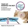 Y YHY Cat Food Dishes, Raised Cat Bowls Ceramic, Elevated Cat Bowls for Food and Water, Pet Bowls for Cats and Dogs, Anti Vomiting, Whisker Fatigue, Dishwasher Safe, 12 Ounces