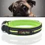 Chenyouwen Pet Toys Great Pet Dogs Polyester Reflective Breathable Pets Collar Traction Lead Leash, Size: L, 2.54754cm (Black) (Color : Green) Chenyouwen Pet Toys Great Pet Dogs Polyester Reflective Breathable Pets Collar Traction Lead Leash, Size: L, 2.54754cm (Black) (Color : Green)