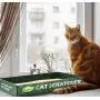 N/N 3 in 1 Cat Scratcher Cardboard, Cat Scratching Pad Toy with Catnip, Cat Scratcher Pad Lounge Sofa Bed, Suitable for Cats to Rest, Grind Claws and Play.