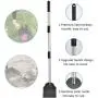 PETRIP Poop Scooper, 3 Pack Metal Long Handle Dog Poop Scoop Rake and Pan Set, Adjustable Stainless Pooper Scooper for Large Medium Small Dogs