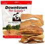 Downtown Pet Supply All Natural BBQ Rawhide Bulk Chew Treats, Long Lasting, Large Thick Cut Beef Rawhide Chips (3'' x 7'' in, 3 LB)