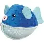 Grriggles Aqua Dudes Ball Shaped Squeak Dog Chew Toy Grriggles Aqua Dudes Ball Shaped Squeak Dog Chew Toy