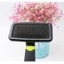 DAN Pet Grooming Brush,Self Cleaning Slicker Brush Effectively Reduces Shedding by Up to 95% - Professional Pet Grooming Brush for Small, Medium & Large Dogs