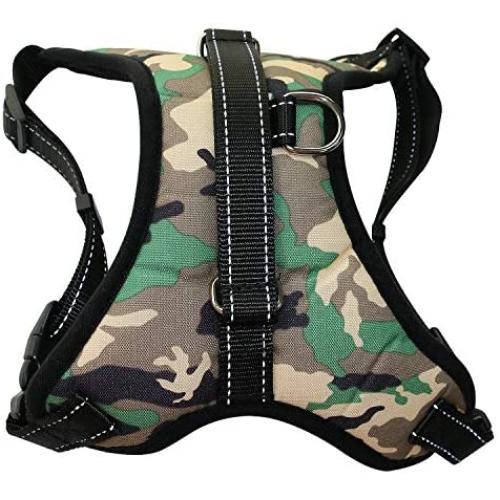 Hellopet Dog Harness No-Pull Reflective Adjustable Outdoor Pet Vest Oxford Fabirc for Small Medium Large Dogs