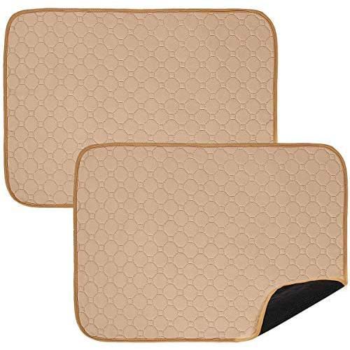 DogLemi Upgrade Washable No Slip Dog Pee Pads(2pack) with Fast Absorbent Reusable Waterproof Puppy Training Pad Extra Large 39''x 26''