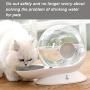 Sorlakar Dog Water Dispenser, 2.8L Automatic Refill Pet Water Bowl,No Spill for Cats, Dogs