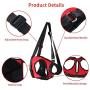 Dog Support Harness, Pet Walking Aid Lifting Pulling Vest Sling Support Rehabilitation for Old & Injured Dogs(M-Front)