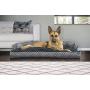 Furhaven Pet - Traditional Sofa-Style Refillable Dog Pillow Bed for Dogs & Cats - Multiple Styles, Sizes, & Colors