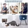 Automatic Pet Feeder, Camera Video Cats&Dogs Dispenser, WiFi Smart Feeder 2 Way Audio, Phone Control, Timed Feeder with Desiccant Bag for Dry Food, Programmable Portion Control,10s Voice Recorder